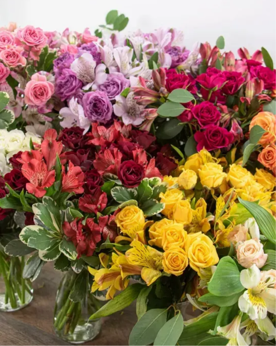 đ¸ Alstro Rose Monochromatic Bouquet â 10 Stems