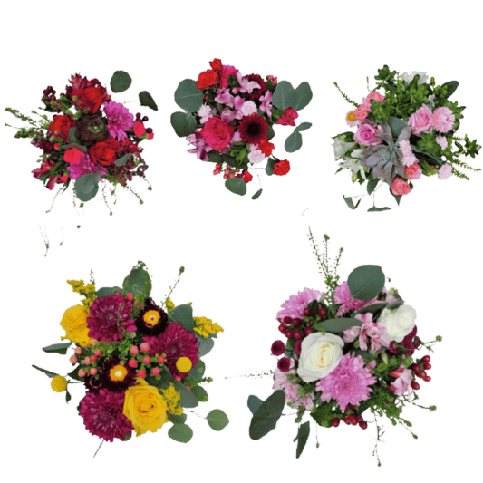 🌹 Messy Bouquet with Roses – 15 Stems